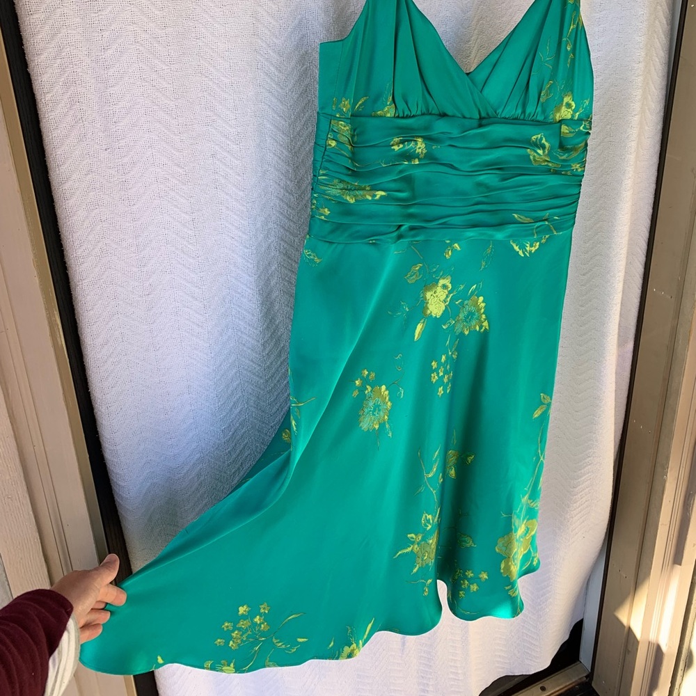 Silk dress.